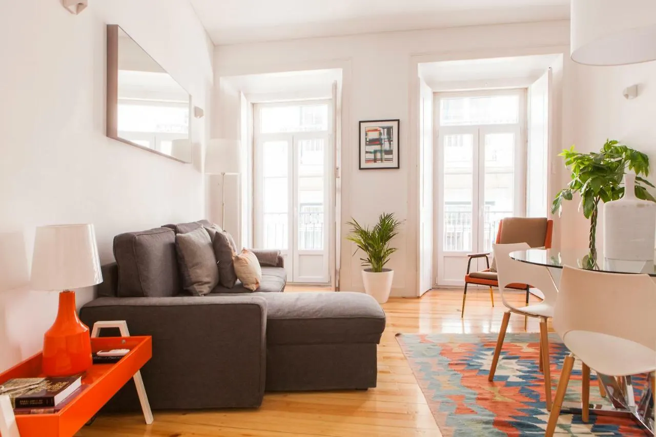 Apartment Cozy 1St Floor Flat Central Chiado District With Balconies And Ac 19Th Century Building Lisbon